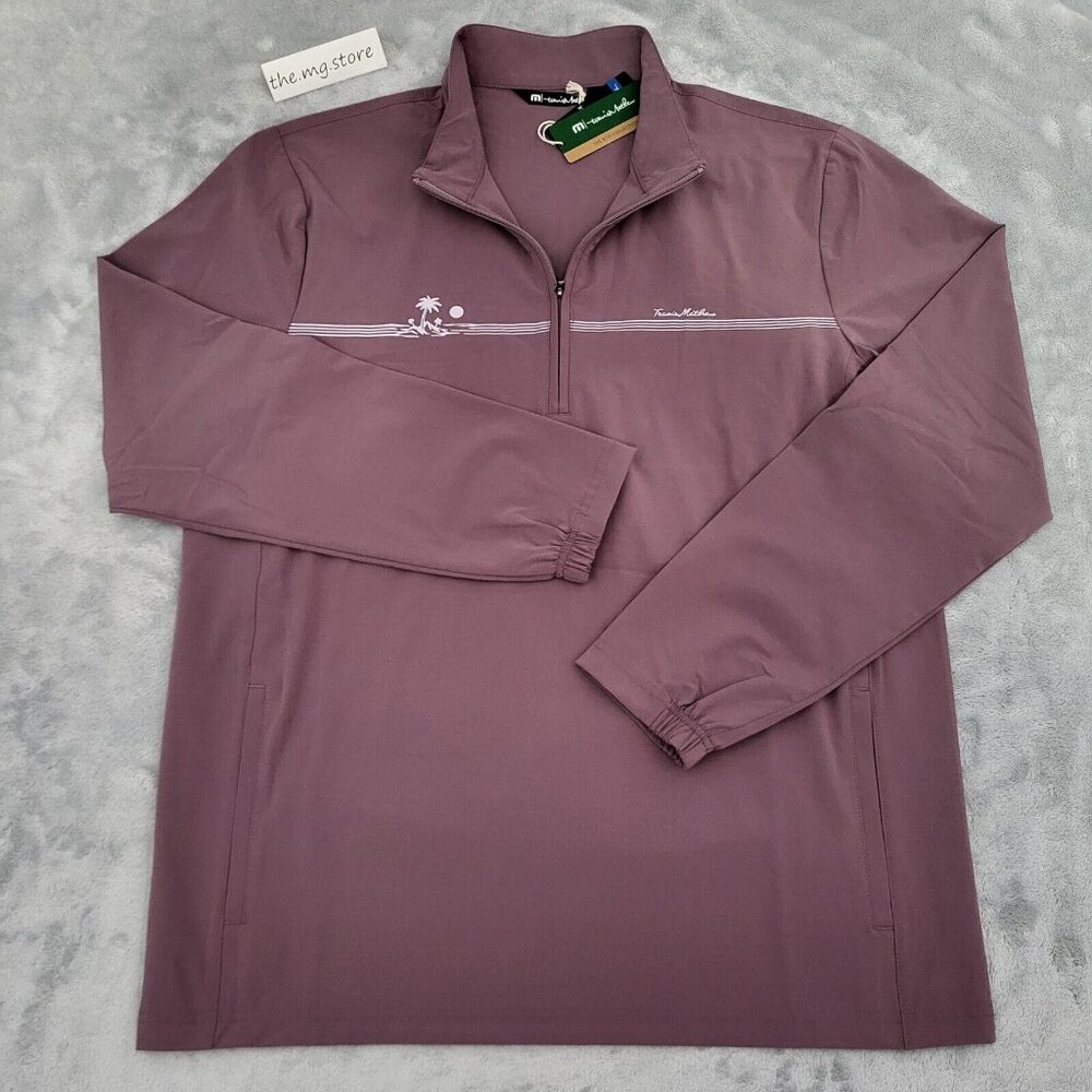 Travis Mathew Unexpected Surprise 1/4 Zip Pullover Performance Stretch Men's XL
